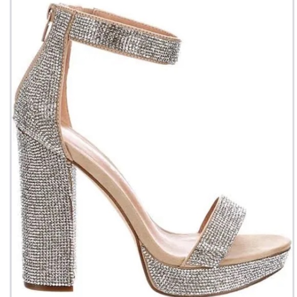Sparkle chunky heels - Picture 1 of 1